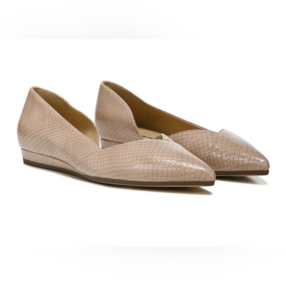 New Naturalizer Women's Kristin Pointed Toe Slip-On Ballet Flat Size 8W - Picture 1 of 8